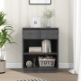 Gray solid pine wood console table 60x34x75 cm by vidaXL, Sideboards - Ref: Foro24-813836, Price: 62,50 €, Discount: %