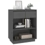 Grauer Konsolentisch aus massivem Kiefernholz, 60 x 34 x 75 cm von vidaXL, Sideboards - Ref: Foro24-813836, Preis: 61,81 €, R...