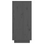 Gray solid pine wood console table 60x34x75 cm by vidaXL, Sideboards - Ref: Foro24-813836, Price: 62,50 €, Discount: %
