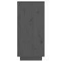 Gray solid pine wood console table 60x34x75 cm by vidaXL, Sideboards - Ref: Foro24-813836, Price: 61,82 €, Discount: %