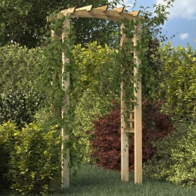 Arco con enrejado madera maciza de pino impregnada 110x60x210cm