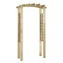 Arch with trellis in solid impregnated pine wood 110x60x210cm by vidaXL, Pergolas, arches and garden trellises - Ref: Foro24-...