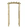 Arch with trellis in solid impregnated pine wood 110x60x210cm by vidaXL, Pergolas, arches and garden trellises - Ref: Foro24-...