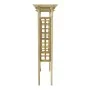Arco con enrejado madera maciza de pino impregnada 110x60x210cm de vidaXL, Pérgolas, arcos y enrejados de jardín - Ref: Foro2...