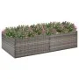 Gray synthetic rattan planter 157x80x40 cm by vidaXL, Pots and planters - Ref: Foro24-319176, Price: 80,95 €, Discount: %