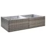 Gray synthetic rattan planter 157x80x40 cm by vidaXL, Pots and planters - Ref: Foro24-319176, Price: 80,95 €, Discount: %
