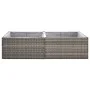 Gray synthetic rattan planter 157x80x40 cm by vidaXL, Pots and planters - Ref: Foro24-319176, Price: 80,95 €, Discount: %
