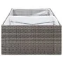 Gray synthetic rattan planter 157x80x40 cm by vidaXL, Pots and planters - Ref: Foro24-319176, Price: 80,95 €, Discount: %