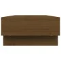Monitor stand solid honey brown pine wood 60x27x14 cm by vidaXL, Computer bases and risers - Ref: Foro24-814002, Price: 39,16...