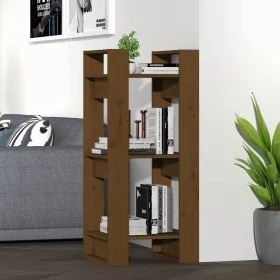 Honey brown pine shelf/space divider 41x35x91 cm by vidaXL, Bookcases and shelves - Ref: Foro24-813862, Price: 36,91 €, Disco...