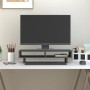 Monitor stand solid gray pine wood 60x27x14 cm by vidaXL, Computer bases and risers - Ref: Foro24-814001, Price: 36,24 €, Dis...