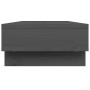Monitor stand solid gray pine wood 60x27x14 cm by vidaXL, Computer bases and risers - Ref: Foro24-814001, Price: 36,24 €, Dis...