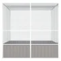 Jaula pájaros acero galvanizado gris 213,5x217,5x211,5 cm de vidaXL, Pies y jaulas para pájaros - Ref: Foro24-171552, Precio:...