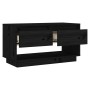 Massiver TV-Schrank aus schwarzem Kiefernholz, 74 x 34 x 40 cm von vidaXL, TV-Möbel - Ref: Foro24-813843, Preis: 53,08 €, Rab...