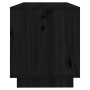 Massiver TV-Schrank aus schwarzem Kiefernholz, 74 x 34 x 40 cm von vidaXL, TV-Möbel - Ref: Foro24-813843, Preis: 53,08 €, Rab...