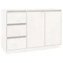 Solid white pine wood sideboard 111x34x75 cm by vidaXL, Sideboards - Ref: Foro24-813805, Price: 145,18 €, Discount: %