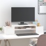 Solid white pine wood monitor stand 70x27.5x15 cm by vidaXL, Computer bases and risers - Ref: Foro24-813965, Price: 36,19 €, ...