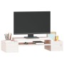 Solid white pine wood monitor stand 70x27.5x15 cm by vidaXL, Computer bases and risers - Ref: Foro24-813965, Price: 36,19 €, ...