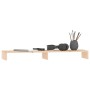 Solid pine wood monitor stand 100x27x10 cm by vidaXL, Computer bases and risers - Ref: Foro24-813949, Price: 28,16 €, Discoun...