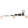 Solid pine wood monitor stand 100x27x10 cm by vidaXL, Computer bases and risers - Ref: Foro24-813949, Price: 27,68 €, Discoun...