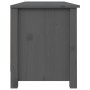 Shoe bench solid gray pine wood 110x38x45.5 cm by vidaXL, Shoe racks and shoe organizers - Ref: Foro24-813776, Price: 68,70 €...