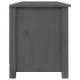 Shoe bench solid gray pine wood 110x38x45.5 cm by vidaXL, Shoe racks and shoe organizers - Ref: Foro24-813776, Price: 68,03 €...