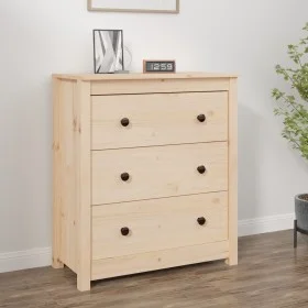 Solid pine wood sideboard 70x35x80 cm by vidaXL, Sideboards - Ref: Foro24-813734, Price: 132,59 €, Discount: %