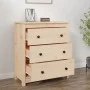 Sideboard aus massivem Kiefernholz, 70 x 35 x 80 cm von vidaXL, Sideboards - Ref: Foro24-813734, Preis: 116,54 €, Rabatt: %