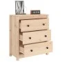 Sideboard aus massivem Kiefernholz, 70 x 35 x 80 cm von vidaXL, Sideboards - Ref: Foro24-813734, Preis: 116,54 €, Rabatt: %