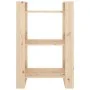 Estantería/divisor de espacios madera maciza pino 60x35x91 cm de vidaXL, Librerías y estanterías - Ref: Foro24-813879, Precio...