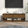 Honigbrauner TV-Schrank aus massivem Kiefernholz, 110,5 x 34 x 40 cm von vidaXL, TV-Möbel - Ref: Foro24-813847, Preis: 70,46 ...