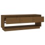 Honigbrauner TV-Schrank aus massivem Kiefernholz, 110,5 x 34 x 40 cm von vidaXL, TV-Möbel - Ref: Foro24-813847, Preis: 70,46 ...
