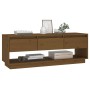 Honigbrauner TV-Schrank aus massivem Kiefernholz, 110,5 x 34 x 40 cm von vidaXL, TV-Möbel - Ref: Foro24-813847, Preis: 70,46 ...