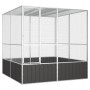 Vogelkäfig verzinkter Stahl anthrazit 213,5x217,5x211,5 cm von vidaXL, Füße und Vogelkäfige - Ref: Foro24-171549, Preis: 368,...