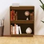 Mesa consola de madera maciza de pino marrón miel 60x34x75 cm de vidaXL, Aparadores - Ref: Foro24-813822, Precio: 44,07 €, De...