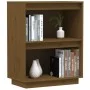 Mesa consola de madera maciza de pino marrón miel 60x34x75 cm de vidaXL, Aparadores - Ref: Foro24-813822, Precio: 44,07 €, De...