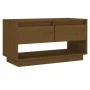 TV-Ständer Massivholz Kiefer honigbraun 74x34x40 cm von vidaXL, TV-Möbel - Ref: Foro24-813842, Preis: 45,11 €, Rabatt: %