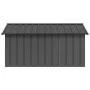 Dog house anthracite gray galvanized steel 116.5x153x81.5 cm by vidaXL, Dog kennels - Ref: Foro24-171541, Price: 147,35 €, Di...