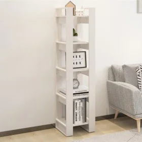 Regal/Raumteiler aus weißem Kiefernholz, 41 x 35 x 160 cm von vidaXL, Bücherregale und Regale - Ref: Foro24-813870, Preis: 52...