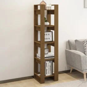 Honey brown wooden shelf/space divider 41x35x160 cm by vidaXL, Bookcases and shelves - Ref: Foro24-813872, Price: 50,58 €, Di...