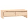 Solid pine wood monitor stand 50x27x15 cm by vidaXL, Computer bases and risers - Ref: Foro24-813954, Price: 35,32 €, Discount: %