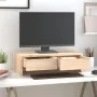 Solid pine wood monitor stand 50x27x15 cm by vidaXL, Computer bases and risers - Ref: Foro24-813954, Price: 34,71 €, Discount: %