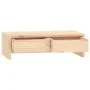Soporte para monitor madera maciza de pino 50x27x15 cm de vidaXL, Bases y elevadores para ordenadores - Ref: Foro24-813954, P...