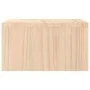 Soporte para monitor madera maciza de pino 50x27x15 cm de vidaXL, Bases y elevadores para ordenadores - Ref: Foro24-813954, P...