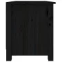 Massive schwarze Kiefernholz-Schuhbank 70x38x45,5 cm von vidaXL, Schuhregale und Schuhorganisatoren - Ref: Foro24-813773, Pre...