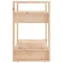 Estantería/divisor de espacios madera maciza pino 60x35x57 cm de vidaXL, Librerías y estanterías - Ref: Foro24-813874, Precio...