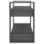 Estantería/divisor de espacios madera pino gris 80x35x56,5 cm de vidaXL, Librerías y estanterías - Ref: Foro24-813896, Precio...