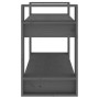 Pine wood gray shelf/space divider 80x35x56.5 cm by vidaXL, Bookcases and shelves - Ref: Foro24-813896, Price: 43,05 €, Disco...