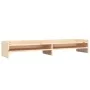 Solid pine wood monitor stand 100x24x16 cm by vidaXL, Computer bases and risers - Ref: Foro24-813989, Price: 35,07 €, Discoun...