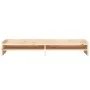 Solid pine wood monitor stand 100x24x16 cm by vidaXL, Computer bases and risers - Ref: Foro24-813989, Price: 35,07 €, Discoun...